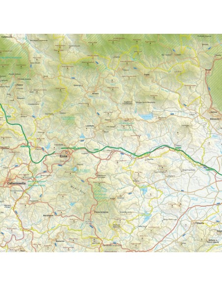 Mappa della provincia di Enna pdf scala 1:200.000