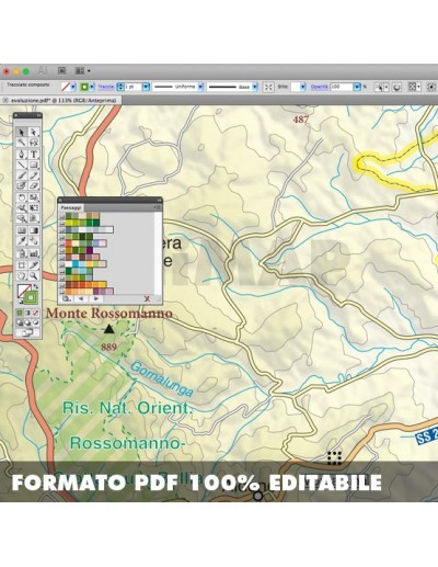 Mappa della provincia di Enna pdf scala 1:200.000
