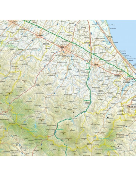 Mappa della provincia di Forlâ€œ-Cesena pdf scala 1:200.000