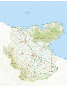 Mappa della provincia di Foggia pdf scala 1:200.000