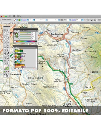 Mappa della provincia di Firenze pdf scala...