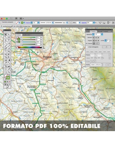 Mappa della provincia di Firenze pdf scala...