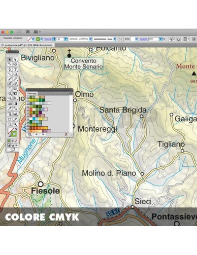 Mappa della provincia di Firenze pdf scala...