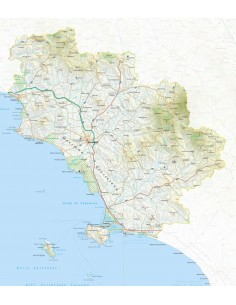 Mappa della provincia di Grosseto pdf scala 1:200.000