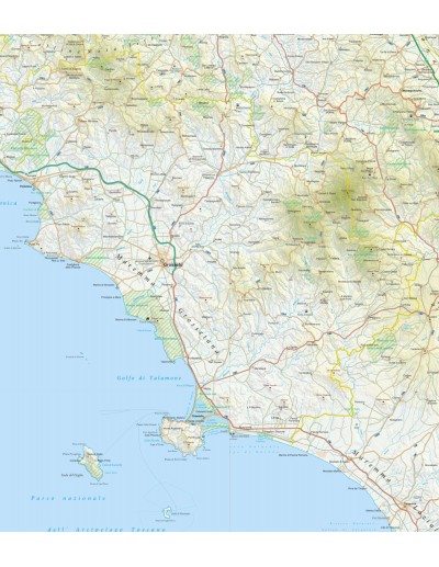 Mappa della provincia di Grosseto pdf scala...