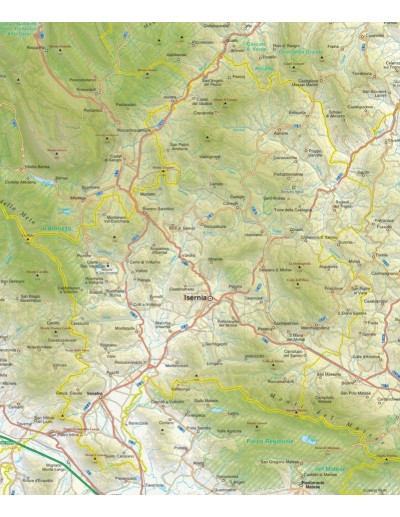 Mappa della provincia di Isernia pdf scala...