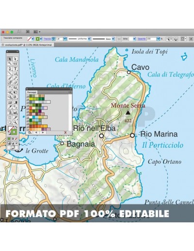 Mappa della provincia di Livorno pdf scala...