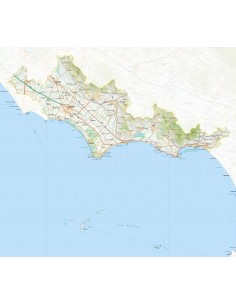 Mappa della provincia di Latina pdf scala 1:200.000