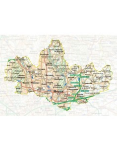 Mappa della provincia di Monza e Brianza pdf scala 1:200.000