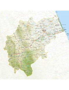 Mappa della provincia di Macerata pdf scala 1:200.000