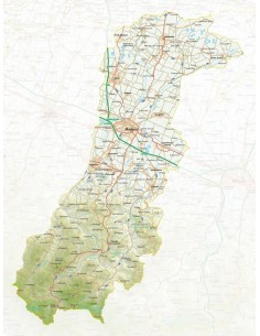 Mappa della provincia di Modena pdf scala 1:200.000