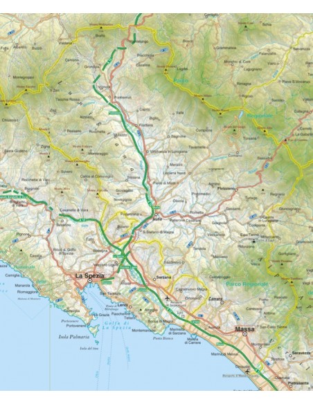 Mappa della provincia di Massa-Carrara pdf scala 1:200.000