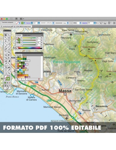 Mappa della provincia di Massa-Carrara pdf...