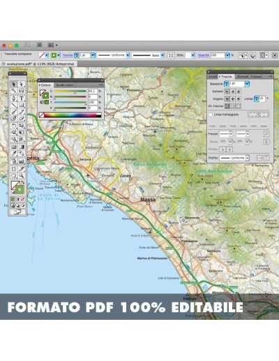 Mappa della provincia di Massa-Carrara pdf...