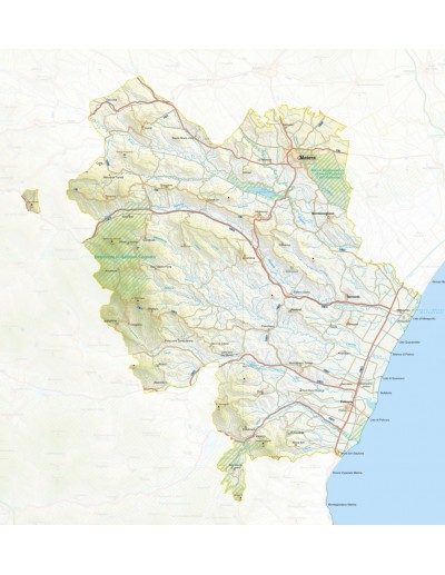 Mappa della provincia di Matera pdf scala 1:200.000