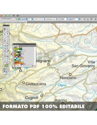 Mappa della provincia di Pescara pdf scala...