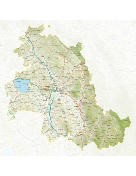 Mappa della provincia di Perugia pdf scala 1:200.000