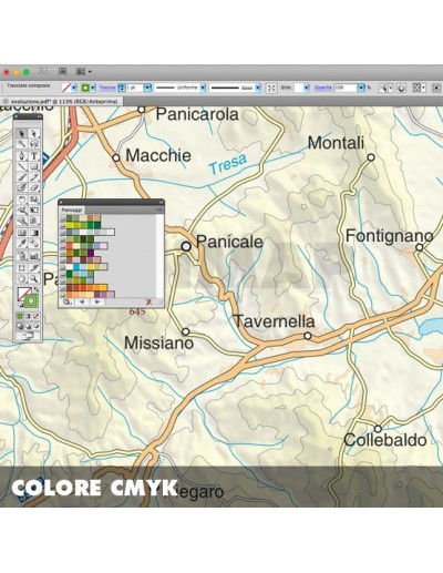 Mappa della provincia di Perugia pdf scala...
