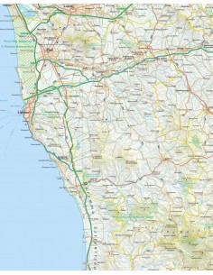 Mappa della provincia di Pisa pdf scala 1:200.000 2