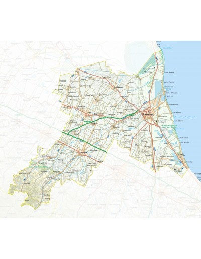 Mappa della provincia di Ravenna pdf scala 1:200.000