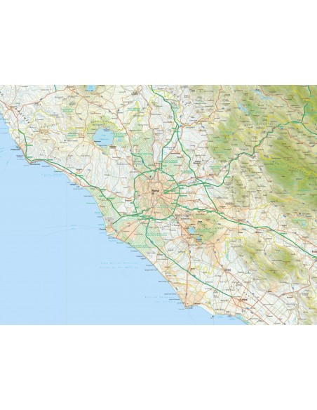 Mappa della provincia di Roma pdf scala 1:200.000