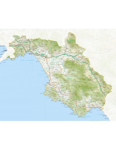Mappa della provincia di Salerno pdf scala 1:200.000