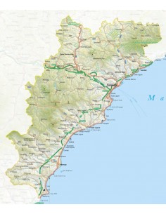 Mappa della provincia di Savona pdf scala 1:200.000