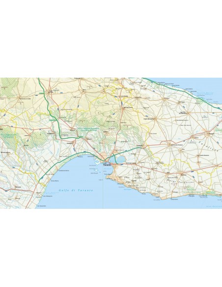 Mappa della provincia di Taranto pdf scala 1:200.000