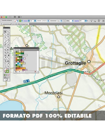 Mappa della provincia di Taranto pdf scala...