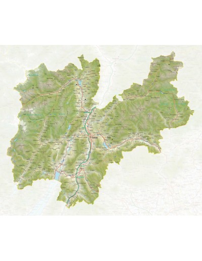 Mappa della provincia di Trento pdf scala 1:200.000