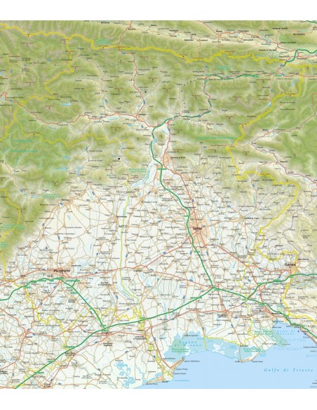 Mappa della provincia di Udine pdf scala 1:200.000