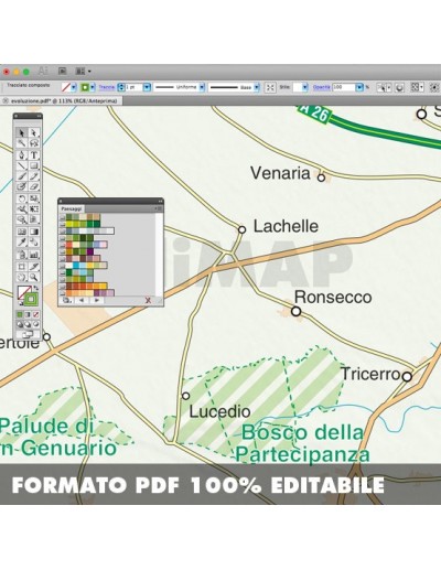 Mappa della provincia di Vercelli pdf scala...