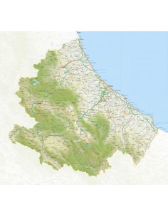 Mappa dell'Abruzzo jpg scala 1:200.000