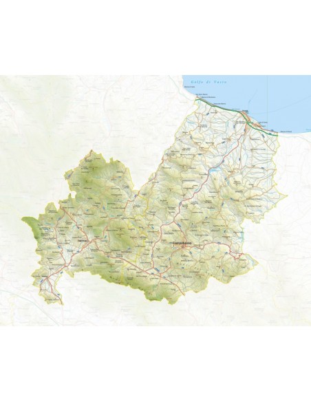 Mappa del Molise jpg scala 1:200.000