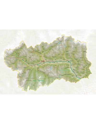 Mappa della Valle d'Aosta jpg scala 1:200.000