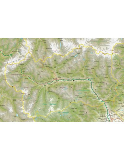 Mappa della Valle d'Aosta jpg scala 1:200.000