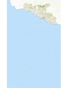 Mappa della provincia di Agrigento jpg scala 1:200.000