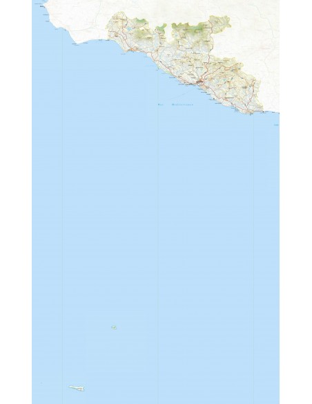 Mappa della provincia di Agrigento jpg scala 1:200.000