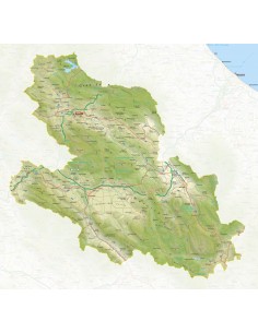 Mappa della provincia di L'Aquila jpg scala 1:200.000