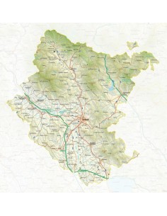 Mappa della provincia di Arezzo jpg scala 1:200.000