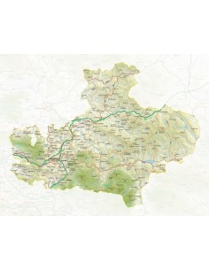 Mappa della provincia di Avellino jpg scala 1:200.000