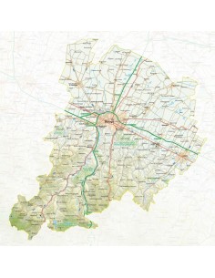 Mappa della provincia di Bologna jpg scala 1:200.000