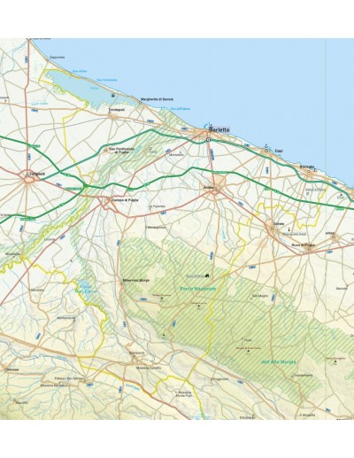 Mappa della provincia di Barletta jpg scala...