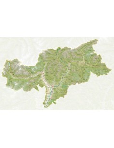 Mappa della provincia di Bolzano/Bozen jpg scala 1:200.000