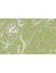 Mappa della provincia di Bolzano/Bozen jpg scala 1:200.000 2