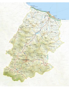 Mappa della provincia di Campobasso jpg scala 1:200.000