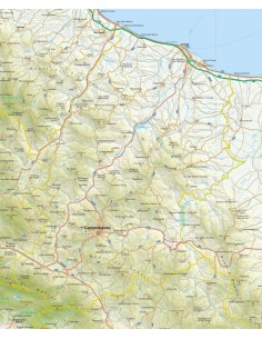 Mappa della provincia di Campobasso jpg scala 1:200.000 2