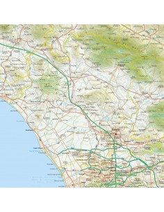Mappa della provincia di Caserta jpg scala 1:200.000 2