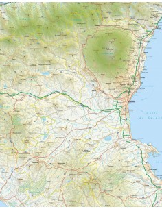 Mappa della provincia di Catania jpg scala 1:200.000 2