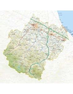 Mappa della provincia di Forlâ€œ-Cesena jpg scala 1:200.000